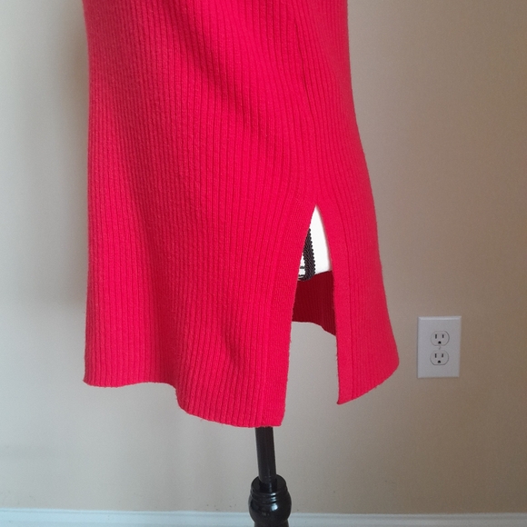 Ett Twa Anthropologie red wool blend sweater womens XS - Picture 5 of 10